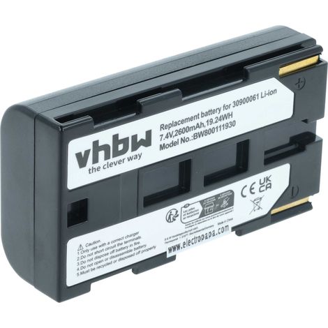 vhbw Akku kompatibel mit Canon MV1, GL2(Mini DV), MV100, MV10, G-45Hi, V-40, G-35Hi, Ultura, GL-1, V-40Hi, GL1, V-400 Kamera (2600 mAh, 7,2 V, Li-Ion) (1/5)