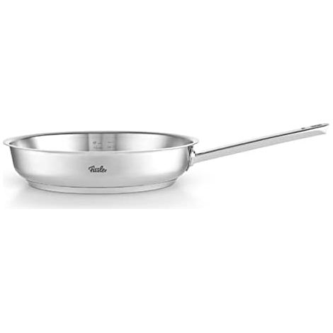 Fissler 084-378-28-100-0 Original-Profi Collection Padella Multiuso 28 cm Acciaio inox con Superficie Novogrill Capacita' 3 L Adatta a Tutti i Piani Cottura inclusa Induzione colore Acciaio inox (1/5)