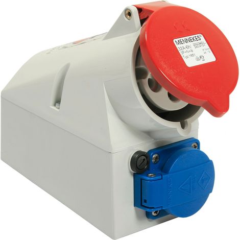 CEE Wandsteckdose Schutzkontaktsteckdose 5-polig 400V 32A 6h IP44