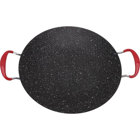Korean Grill Pan, Non-Stick Round Plate (30cm) (1/5)