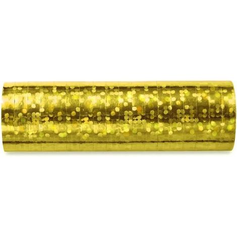 Striscioni olografici, oro, 3,8 m, 18 pezzi.