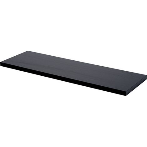Tablette Xs2 Noire 60x20cm Tablette Murale Noire, Finition Moderne Et Résistante - Fetim