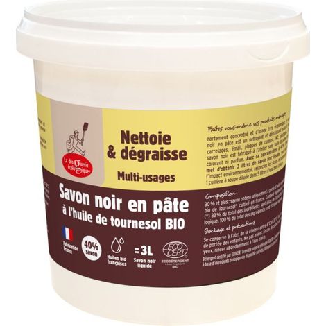 Savon noir en pâte 1 kg Droguerie Ecologique