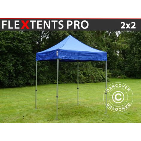 Faltzelt FleXtents PRO 2x2m Blau
