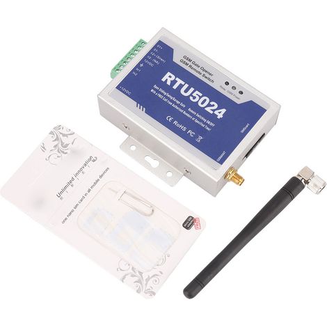 Telecomando GSM RTU5024 per apertura porte di elettrodomestici, compatibile con dispositivi mobili, frequenze 900/1800 MHz. (1/5)