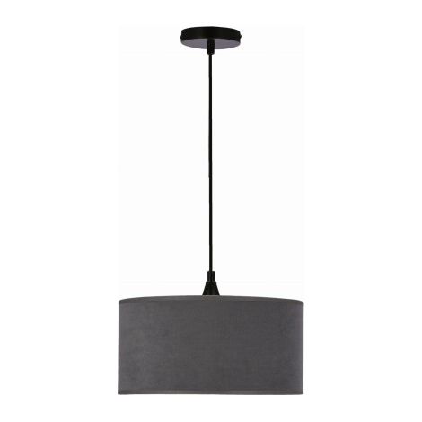 Suspension minimale noire graphite E27 Candellux Maloto