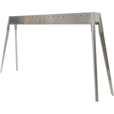 Barbecue a carbone per arrosticini Lisa Miami 1500 in acciaio inox
