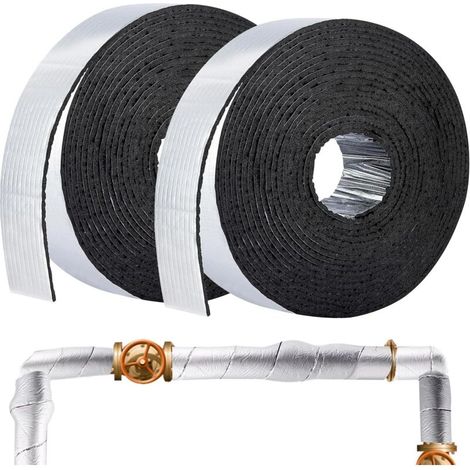 Rohrisolierung, Schaumstoff-Isolierband zum Schutz von Rohren, 5 cm breit, 10 m, 5 mm