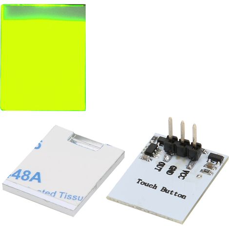 Interrupteur tactile capacitif avec module de capteur LED silencieux (2,7 V-6 V) (Jaune) (1/5)