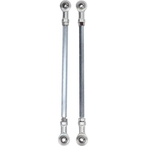 1 paire de tiges de direction ATV, 280mm, alliage d'acier argenté, Kit de tiges de rotule de direction pour Quad Dirt Bike Go Kart (1/4)
