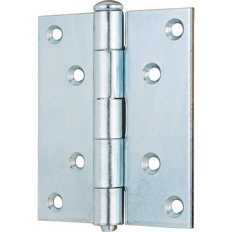 Cerniera acciaio zincato art.127 2 pz - Confezione: blister da pz 2 - Misure: mm 63 x 63 (1/3)