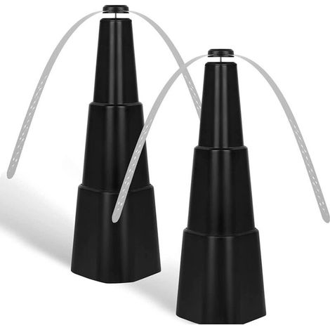 Répulsifs Anti Mouches - Ventilateur Anti Mouche Ventilateur Anti Moustiques sans Utiliser de Produi Chimiques Chasse Mouche pour effrayer Les Mouches Profitez de Vos Repas en Plein air，2 PCS (1/5)