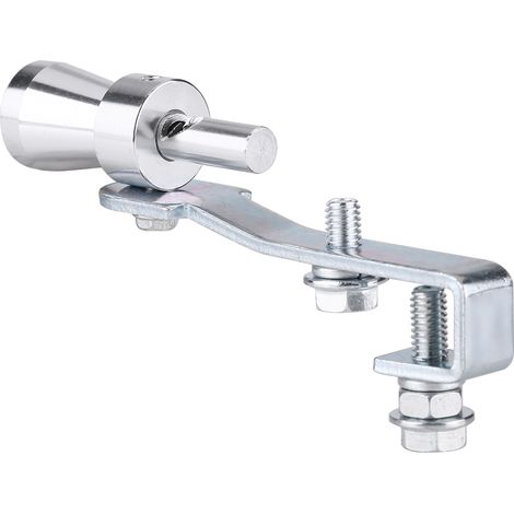 Sifflet d'échappement turbo argenté, simulateur de valve de décharge pour voiture, silencieux de son sport auto (1/3)