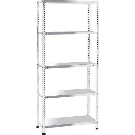 Regal Arakit Bg mit 5 Ablagen – 70 kg pro Ablagefläche 180 x 90 x 30