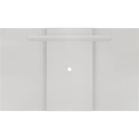 Extendable Fixed TV Wall Panel - MDP - L22 x W136 (Extendable Upto 150 cm) x H90.3 cm - White - Flat Packed