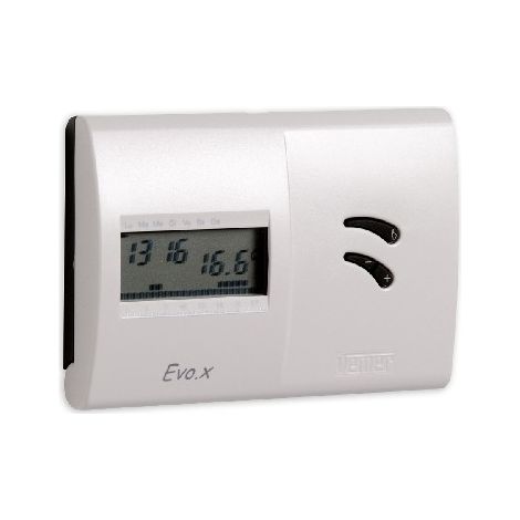 CRONOTERMOSTATO SETTIMANALE DA PARETE EVOX Misura: Bianco