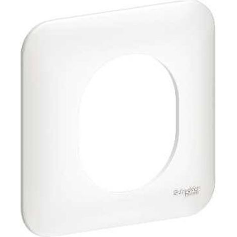 Schneider S260702 - Ovalis - Piastra 1 palo Bianco - 045425