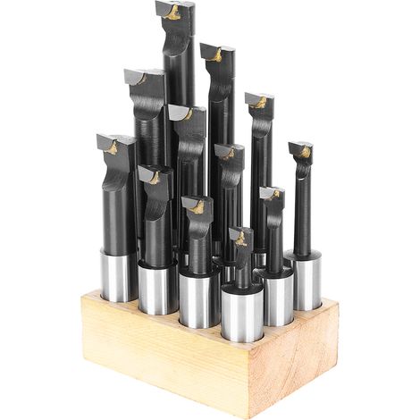 12-teiliges Bohrstangenset 3/4 Zoll F1 Typ HSS CNC-Drehmaschinenwerkzeugaufnahme mit Sockel (1/5)