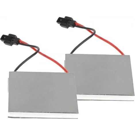 Set mit 2 wärmebetriebenen Ofenlüftergeneratoren, Ersatzmotor für Öfen, Kaminventilatoren und Holzöfen, 40 x 40 mm - Crezuo