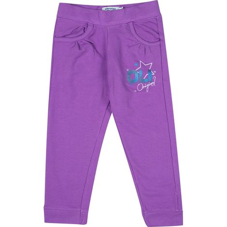 Pantalon de survêtement violet pour fille Olimpias (1/3)