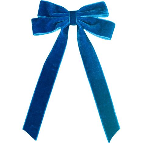 Ribbon Bow - Velvet - 18 Cm - Royal Blue - For Christmas Tree Garland Wreath Gift Wrapping - 1 Piece (1/5)