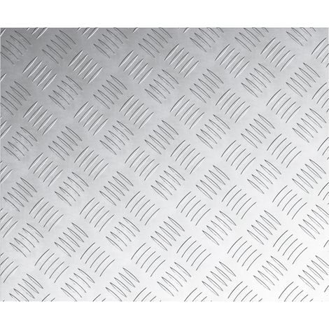 Gradini per Scale 4 pz 60 x 50 cm Argento Alluminio vidaXL (1/2)