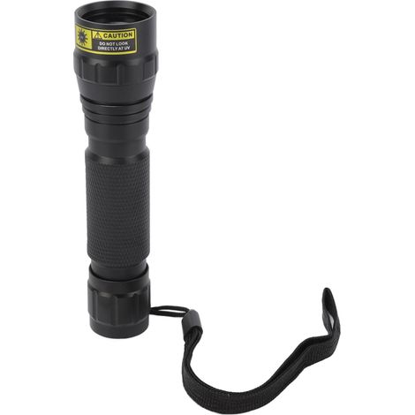 Lampe torche UV professionnelle haute luminosité 365 nm, mini lampe torche LED UV pour détecteur d'urine d'animaux, polymérisation de résine (1/5)