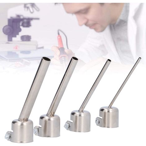 Buse coudée allongée (4 pièces) - Pistolet à air chaud universel 850 avec buse coudée allongée pour le soudage et le dessoudage BGA. (1/5)