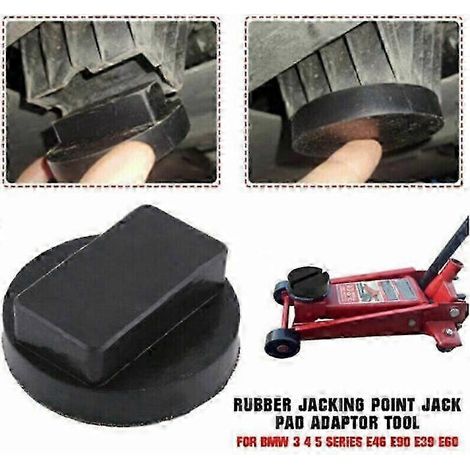 Support de cric de voiture pour adaptateur BMW, bloc de caoutchouc pour cric roulant, patin en caoutchouc (1/5)