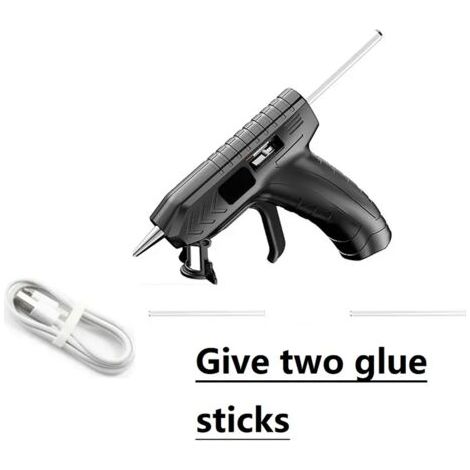 Pair Pistolet à colle thermofusible sans fil 3.6V, avec bâton de colle, Rechargeable par USB, haute température, outil de réparation, bricolage à domicile (1/5)