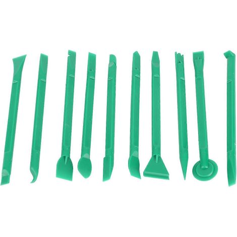 Ensemble de 10 outils de démontage en plastique, leviers faciles à utiliser, pour la réparation de téléphones et tablettes. (1/4)