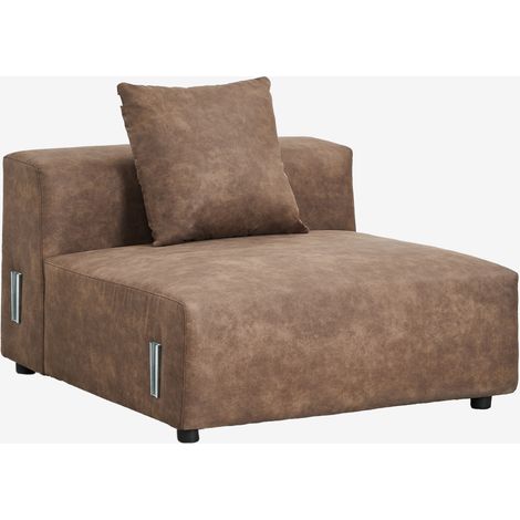 Módulo central 105x113 cm con cojín para sofá modular Bruna SKLUM