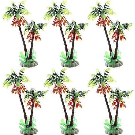Lot de 6 cocotiers artificiels (1/3)