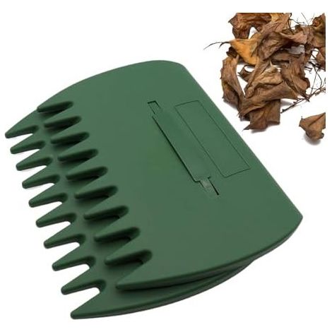 Pince de ramassage de feuilles, ramasse-feuilles, râteau à main, accessoire de jardinage ergonomique, outil de jardinage pour l'automne, l'extérieur, la piscine, la pelouse, les fleurs, le lit, le (1/5)