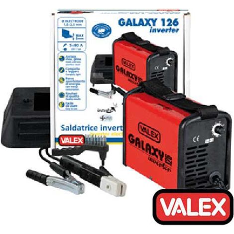 TrAdE Shop Traesio - Saldatrice Inverter Ventilata A Corrente Continua Valex Galaxy 126 -