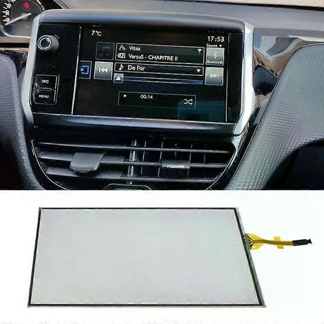 Écran tactile 7 pouces avec vitre tactile et système de navigation pour Peugeot 208 (2008), 308 et Citroën C5, C4L et C3XR (LAM070G004A, GCX156AKM-E-JXLGV) (1/4)