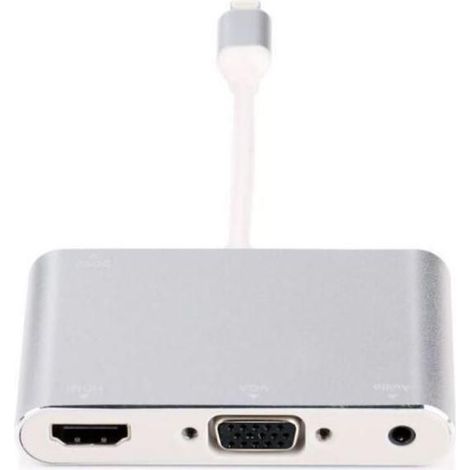 Concentrador Lightning MicroConnect para iPhone/iPad, light-HUB4
