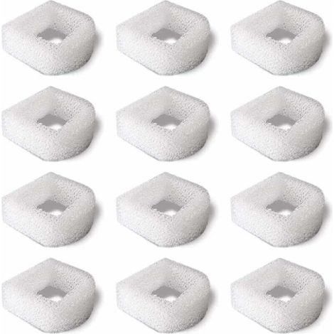 Filtre en Mousse de Rechange Accessoire (Pack de 12) pour Fontaine à Eau pour Chat Chien Animaux- Compatible avec Fontaines en Céramique et Fontaines Drinkwell 360 en Acier (1/5)