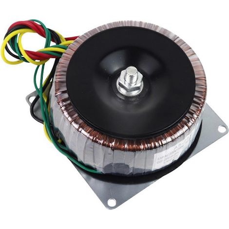 Transformateur toroïdal de classe A, double anneau 24 V et double anneau 12 V, 300 W (1/5)