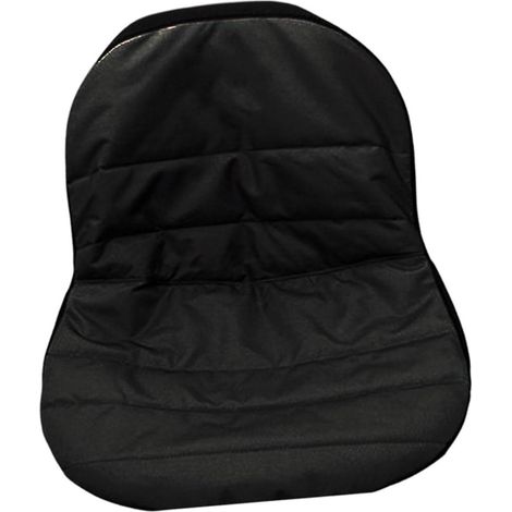 Funda para asiento de cortacésped autopropulsado - Protector de asiento de tractor - Protege el asiento - Tela Oxford impermeable - 50x40x35 cm - Negro (1/5)