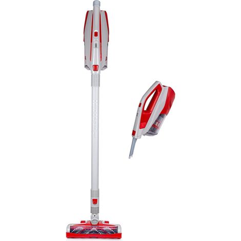 DD9003, DD9003-Aspirateur Balai sans Fil 2 en 1 150W, Gris/Rouge (1/5)