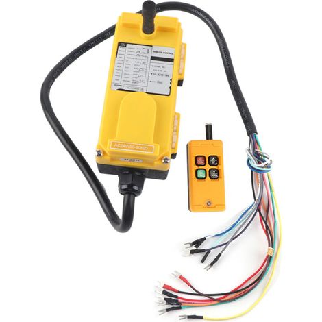 Chain hoist with push-button switch, 4-button remote control (1/5)