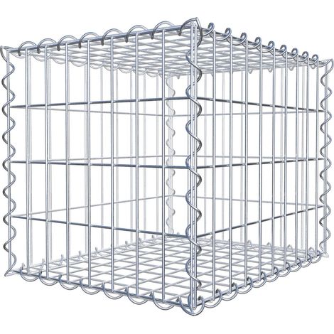 Gabiondeco - Gabion 50 cm x 40 cm x 40 cm (L x H x P). mailles 5 x 10 cm. Spirale - Made in Germany (1/5)
