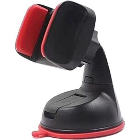 Support de téléphone portable - Type RD - Rotatif 360 degrés - Universel - Ventouse en silicone - Noir (1/4)