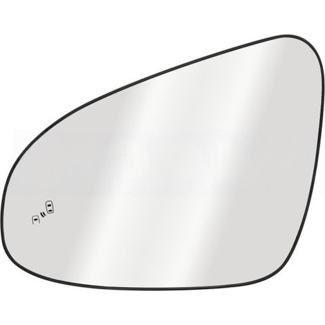 Verre de rétroviseur gauche chauffant side Toyota C-HR depuis 2016