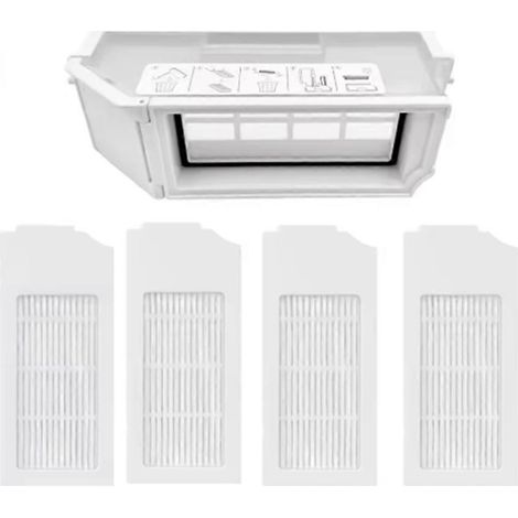 Bac à poussière avec 4 filtre pour Ecovacs N20 Plus, N20 Pro Plus aspirateur robot accessoires (1/5)