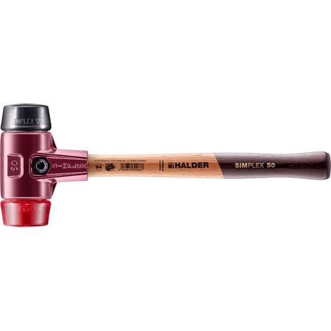 Halder SIMPLEX 3026.050 Marteau à métal Manche ergonomique, dur, mi-dur 1130 g 370 mm 1 pc(s)