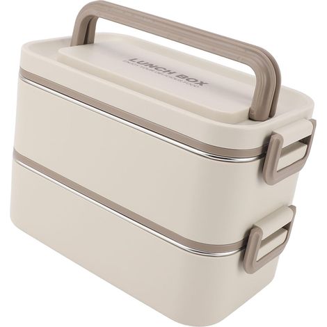 Stainless Steel Box Leakproof Portable Food Container Double