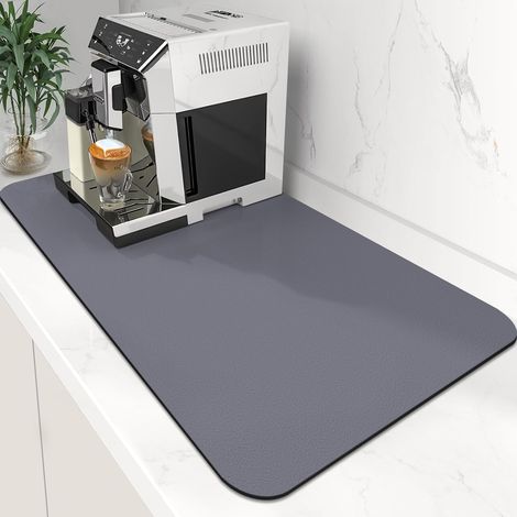 Egouttoir Vaisselle 60 X 50cm Tapis Evier Cuisine Tapis Absorbant pour Machine à Café Tapis Egouttoir Vaisselle Tapis de Drainage Super Absorbant (1/5)