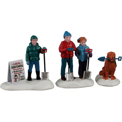 Neighborhood Snow Shovelers - LEMAX COD. 62623
